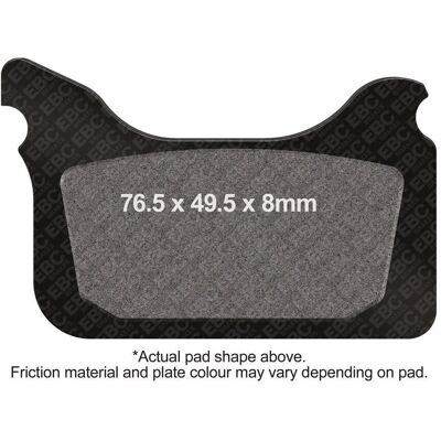 EBC Brakes MXS405 - Front Left Brake Pads Kit - Brake Pads Kit EBC Brakes MXS405 - Front Left Brake Pads Kit - Brake Pads Kit