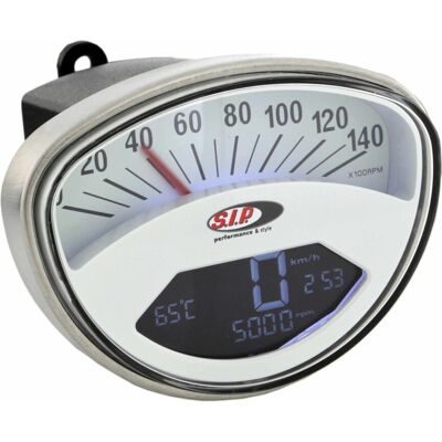 SIP PERFORMANCE - Drehzahlmesser/Tacho SIP 2.0 - Vespa 50-150cc - Smallframe - Tachometer SIP PERFORMANCE - Drehzahlmesser/Tacho SIP 2.0 - Vespa 50-150cc - Smallframe - Tachometer