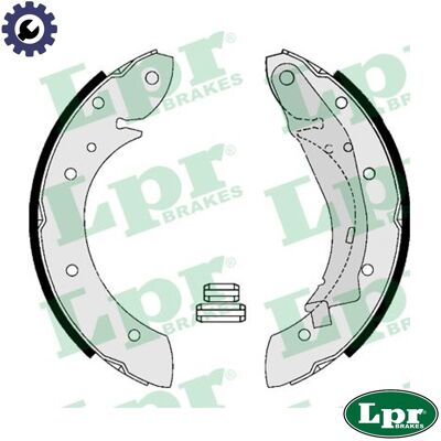 LPR Brake Shoe Set - 228mm Diameter - Suitable for Citroën, Peugeot, Renault LPR Brake Shoe Set - 228mm Diameter - Suitable for Citroën, Peugeot, Renault