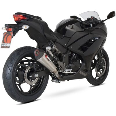 Kawasaki Ninja 300 Z 12-17 Scorpion Exhaust Serket Taper Stainless Rka95seo Kawasaki Ninja 300 Z 12-17 Scorpion Exhaust Serket Taper Stainless Rka95seo