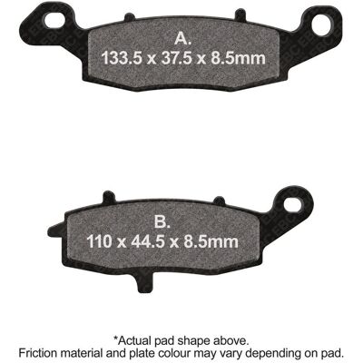 EBC EPFA - Sintered Fast Street / Trackday Brake Pads - Brake Pads EBC EPFA - Sintered Fast Street / Trackday Brake Pads - Brake Pads