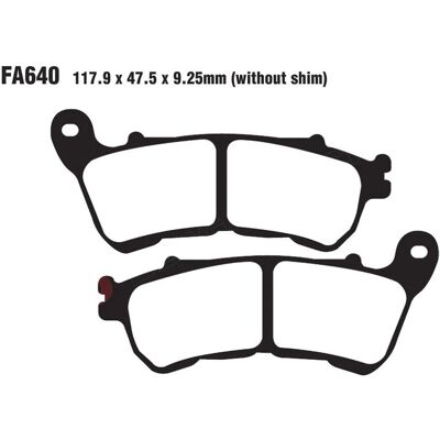 EBC V - Semi Sintered Touring Brake Pads - Brake Pads EBC V - Semi Sintered Touring Brake Pads - Brake Pads