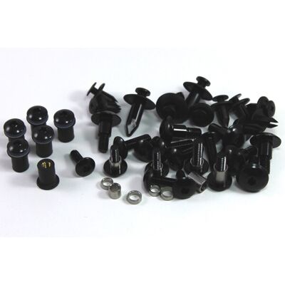 Speedy Fasteners Honda Fireblade Cbr1000 Rr 2012-2016 Black Aluminium Bolt Clip Fairing & Screen Speedy Fasteners Honda Fireblade Cbr1000 Rr 2012-2016 Black Aluminium Bolt Clip Fairing & Screen
