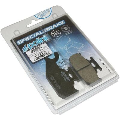 Polini Suzuki Burgman 125-250 Brake Pads - Race, Sintered, Organic Polini Suzuki Burgman 125-250 Brake Pads - Race, Sintered, Organic