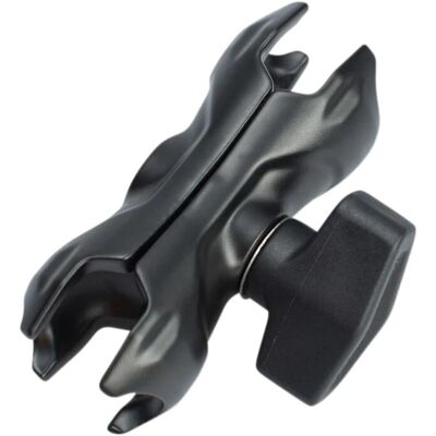 SW-Motech Black Pivoted Socket Arm - 5.5cm - Socket Arm SW-Motech Black Pivoted Socket Arm - 5.5cm - Socket Arm