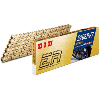 D.I.D Gold 520ERV7 Chain - Racing Transmission - 108 Links D.I.D Gold 520ERV7 Chain - Racing Transmission - 108 Links