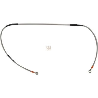 Moto Master - Honda 125/250/500 CR CRF R/RX - Front brake hose - Aviation type Moto Master - Honda 125/250/500 CR CRF R/RX - Front brake hose - Aviation type