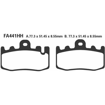 EBC Brakes FA441HH - Brake Kit for Motorcycles EBC Brakes FA441HH - Brake Kit for Motorcycles