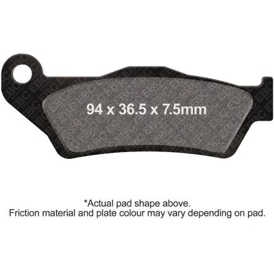 EBC EPFA - Tungsten Molybdenum Sintered Brake Pads - Street/Track EBC EPFA - Tungsten Molybdenum Sintered Brake Pads - Street/Track