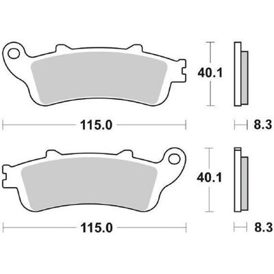 SBS 156 MS Evo Sinter Brake Pads SBS 156 MS Evo Sinter Brake Pads