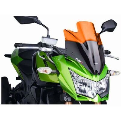 Puig 4523T Windshield - Impact-resistant acrylic, aerodynamic, for standard motorcycles Puig 4523T Windshield - Impact-resistant acrylic, aerodynamic, for standard motorcycles