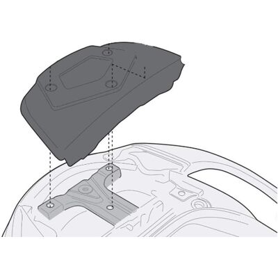 Kappa Monokey Tail Mount Support - Motorcycle Top Case Support Kappa Monokey Tail Mount Support - Motorcycle Top Case Support