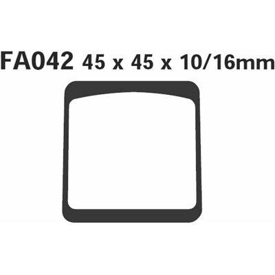 EBC Brakes Organic FA042 - Brake Pads EBC Brakes Organic FA042 - Brake Pads