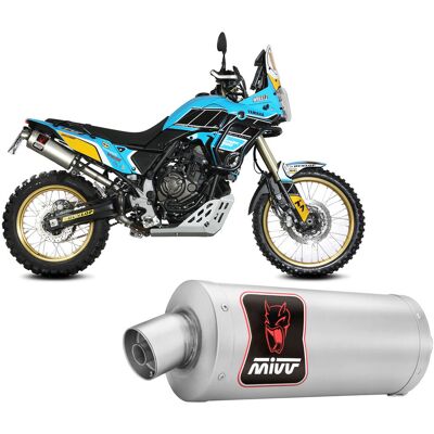 Mivv Exhaust Muffler Dakar Inox For Yamaha Tenere 700 World Raid 2022 2024 Mivv Exhaust Muffler Dakar Inox For Yamaha Tenere 700 World Raid 2022 2024