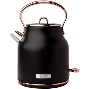 Haden Heritage 1.7l Black Kettle - Cordless 3kw Fast Boil Kettle, Removable Filt Haden Heritage 1.7l Black Kettle - Cordless 3kw Fast Boil Kettle, Removable Filt