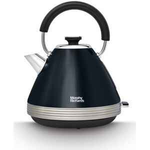 Morphy Richards Venture Retro Onyx Pyramid 1.5l 3kw Kettle In Black 100334 Morphy Richards Venture Retro Onyx Pyramid 1.5l 3kw Kettle In Black 100334
