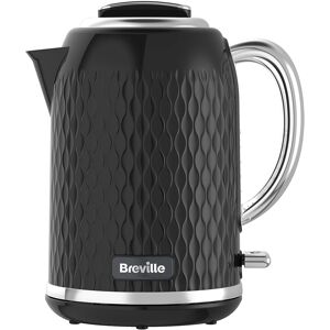 Breville Curve Electric Kettle 1.7 Litre 3kw Fast Boil Black & Chrome [Vkt Breville Curve Electric Kettle 1.7 Litre 3kw Fast Boil Black & Chrome [Vkt