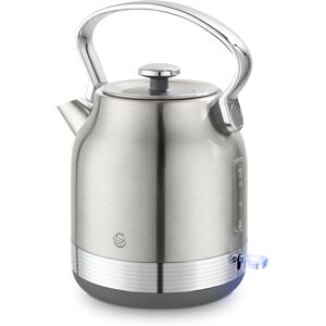 Swan Sk14631ss Retro Traditional 3kw 1.7 Litre Cordless Kettle In Stainless S... Swan Sk14631ss Retro Traditional 3kw 1.7 Litre Cordless Kettle In Stainless S...