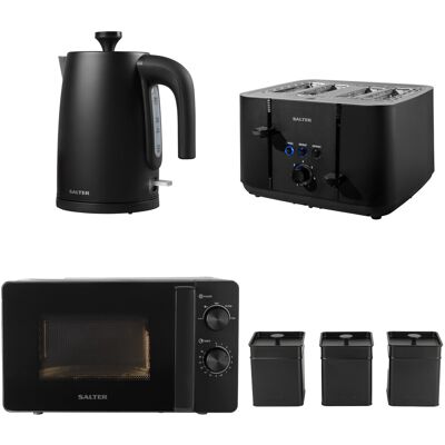Salter - Kuro - FastBoil - Tea/coffee/sugar tins - Kettle Salter - Kuro - FastBoil - Tea/coffee/sugar tins - Kettle