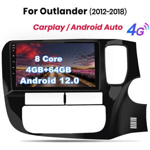 Junsun For Mitsubishi Outlander 2012-2018 4+64gb Android 12 Car Stereo Sat Nav Gps Wifi Junsun For Mitsubishi Outlander 2012-2018 4+64gb Android 12 Car Stereo Sat Nav Gps Wifi