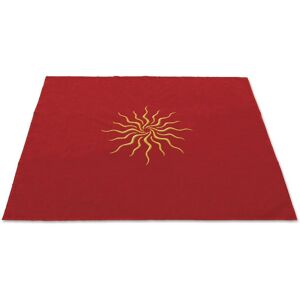 Tarot Cloth Sun Velvet Embroided Red Color Lo Scarabeo 80x80 Cm New Tarot Cloth Sun Velvet Embroided Red Color Lo Scarabeo 80x80 Cm New