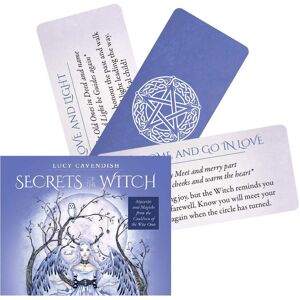 Secrets Of The Witch Oracle Cards Deck Mini Blue Angel Lucy Cavendish New Secrets Of The Witch Oracle Cards Deck Mini Blue Angel Lucy Cavendish New