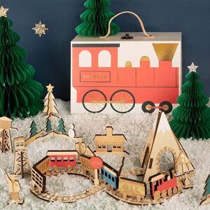 Christmas Luxury Wooden Railway Train Advent Calendar Suitcase Christmas Luxury Wooden Railway Train Advent Calendar Suitcase