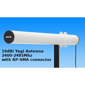 Simplytech Antenna Aerial 2.4ghz Yagi 19dbi Wlan Wifi Rp-Sma Wireless 5 Meters All Networks Simplytech Antenna Aerial 2.4ghz Yagi 19dbi Wlan Wifi Rp-Sma Wireless 5 Meters All Networks