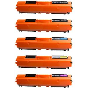 /generic 5 Toner Cartridge For Hp Cp1025 Cp1026nw Cp1027nw Cp1025nw Cp1028nw Ce310a /generic 5 Toner Cartridge For Hp Cp1025 Cp1026nw Cp1027nw Cp1025nw Cp1028nw Ce310a