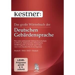 Verlag Karin Kestner Das Große Wörterbuch Der Deutschen Gebärdensprach... Software Condition Good Verlag Karin Kestner Das Große Wörterbuch Der Deutschen Gebärdensprach... Software Condition Good