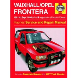 Vauxhall Opel Frontera 1991-1998 New Haynes Workshop Manual Service Repair Vauxhall Opel Frontera 1991-1998 New Haynes Workshop Manual Service Repair