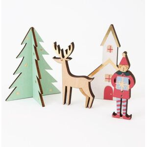 Christmas Luxury Wooden North Pole Festive Village Advent Calendar Christmas Luxury Wooden North Pole Festive Village Advent Calendar