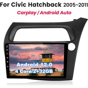 Junsun Carplay 9'' Car Android 12 Stereo Radio Gps For 2005-2011 Honda Civic Hatchback Junsun Carplay 9'' Car Android 12 Stereo Radio Gps For 2005-2011 Honda Civic Hatchback