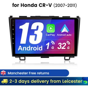 Junsun For Honda Cr-V 2007-2011 9" Android 13 Car Stereo Radio Rds Carplay Gps Sat Wifi Junsun For Honda Cr-V 2007-2011 9" Android 13 Car Stereo Radio Rds Carplay Gps Sat Wifi