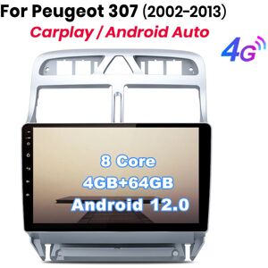 Junsun Car Play For Peugeot 307 2002-2013 Car Stereo Carplay Android 12 Radio Gps Wifi Junsun Car Play For Peugeot 307 2002-2013 Car Stereo Carplay Android 12 Radio Gps Wifi