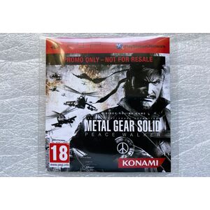Metal Gear Solid: Peace Walker Psp Promo Rare Sony Playstation Portable Konami Metal Gear Solid: Peace Walker Psp Promo Rare Sony Playstation Portable Konami