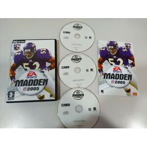Madden 2005 Ea Sports Nfl Football Americano - Juego Para Pc 3 X Cd-Rom Madden 2005 Ea Sports Nfl Football Americano - Juego Para Pc 3 X Cd-Rom