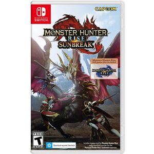 Monster Cable Nintendo Switch Monster Hunter Rise + Sunbreak - Nintendo S (Us Import) Game New Monster Cable Nintendo Switch Monster Hunter Rise + Sunbreak - Nintendo S (Us Import) Game New