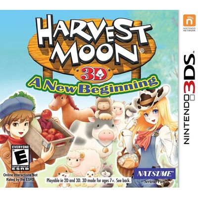 Harvest Moon 3d A New Beginning - Nintendo 3ds, Brand New Harvest Moon 3d A New Beginning - Nintendo 3ds, Brand New