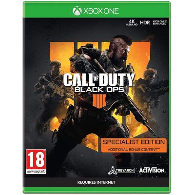 Call Of Duty Black Ops 4 - Specialist Edition Xbox One Game Call Of Duty Black Ops 4 - Specialist Edition Xbox One Game