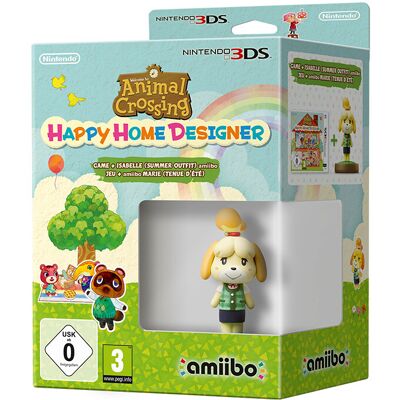 Animal Crossing Happy Home Designer + Amiibo Fuffi Limited Edition Nintendo 3ds Animal Crossing Happy Home Designer + Amiibo Fuffi Limited Edition Nintendo 3ds