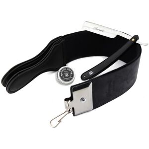 Haryali London Mens Straight Cut Throat Razor & Leather Strop Paste Compound Barber Shaving Set Haryali London Mens Straight Cut Throat Razor & Leather Strop Paste Compound Barber Shaving Set