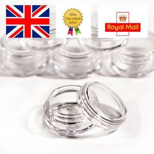 Nail Art Containers/pots - Clear Screwtop 500 Pcs 5ml Plastic Sample Pot Clear Empty Screw Top Wholesale Prices Jdc500 Nail Art Containers/pots - Clear Screwtop 500 Pcs 5ml Plastic Sample Pot Clear Empty Screw Top Wholesale Prices Jdc500