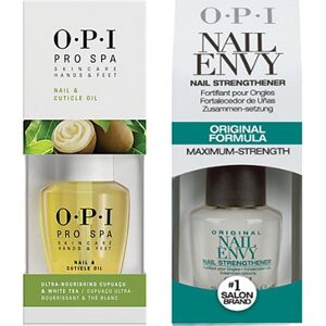 Opi Duo Set ~ Nail Envy Original Envy 15ml + Pro Spa Nail & Cuticle Oil 14.8ml ~ Opi Duo Set ~ Nail Envy Original Envy 15ml + Pro Spa Nail & Cuticle Oil 14.8ml ~