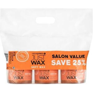 Salon System Just Wax Soft Wax - 3 Pack 450g Salon System Just Wax Soft Wax - 3 Pack 450g