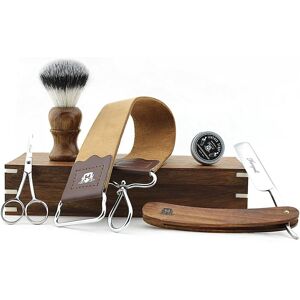 Haryali London Men Shaving Set Synthetic Brush & Straight Cut Throat Razor - Vintage Barber Kit Haryali London Men Shaving Set Synthetic Brush & Straight Cut Throat Razor - Vintage Barber Kit