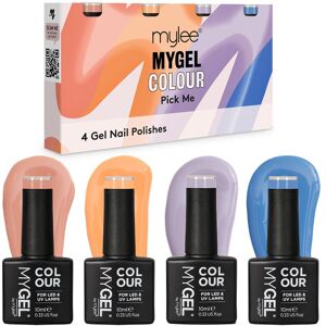 Mylee Mygel Pick Me Gel Nail Polish Color Set Uv Led 4x10ml Mylee Mygel Pick Me Gel Nail Polish Color Set Uv Led 4x10ml