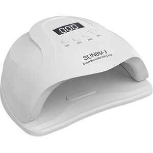 Avizar 20w Led Uv Nail Dryer Lamp With Digital Screen And Timer, White Avizar 20w Led Uv Nail Dryer Lamp With Digital Screen And Timer, White