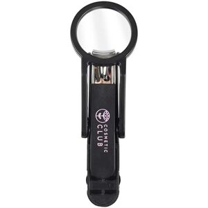 Cosmetic Club Nail Clipper With Magnifying Glass And Precision Cosmetic File Precise Cosmetic Club Nail Clipper With Magnifying Glass And Precision Cosmetic File Precise
