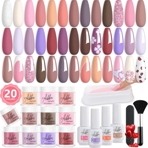 Does Not Apply 27 Pcs Dip Powder Nail Kit Starter 20 Colours Nude Pink Coral Dipping Powder Sys Does Not Apply 27 Pcs Dip Powder Nail Kit Starter 20 Colours Nude Pink Coral Dipping Powder Sys